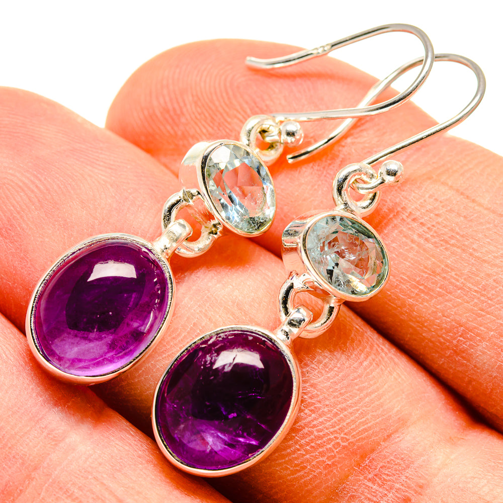 Amethyst Earrings handcrafted by Ana Silver Co - EARR415822
