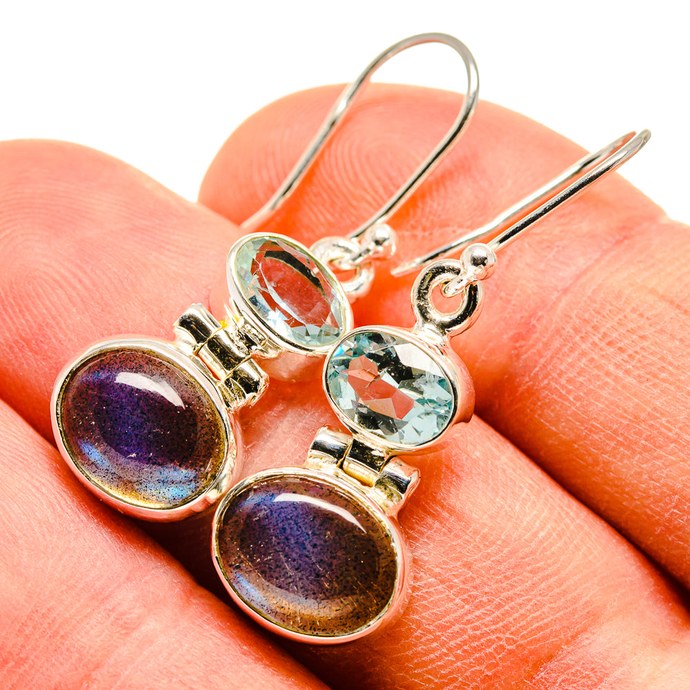 Labradorite Earrings handcrafted by Ana Silver Co - EARR415825