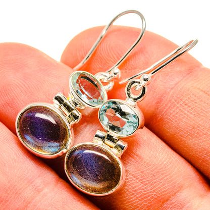 Labradorite Earrings handcrafted by Ana Silver Co - EARR415825