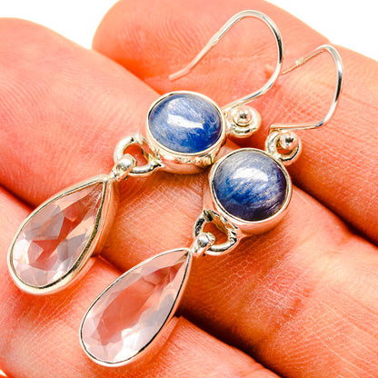 Rose Quartz Earrings handcrafted by Ana Silver Co - EARR415845