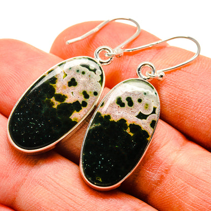 Ocean Jasper Earrings handcrafted by Ana Silver Co - EARR415846