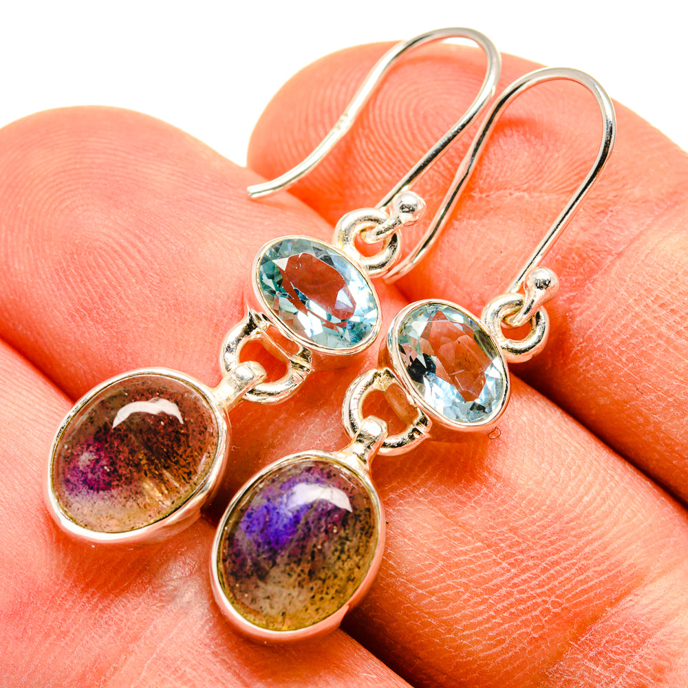 Labradorite Earrings handcrafted by Ana Silver Co - EARR415859