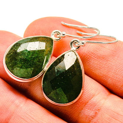Green Aventurine Earrings handcrafted by Ana Silver Co - EARR415868