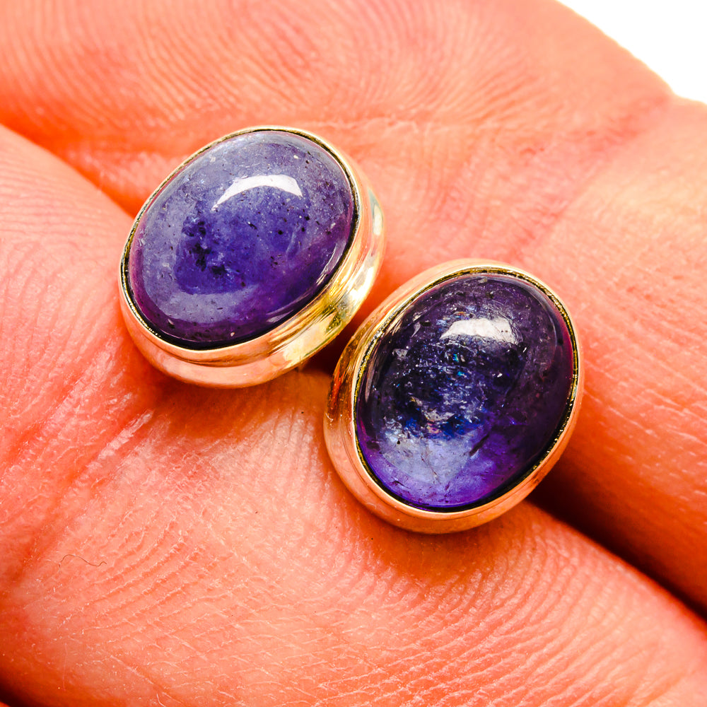 Tanzanite Earrings handcrafted by Ana Silver Co - EARR415879
