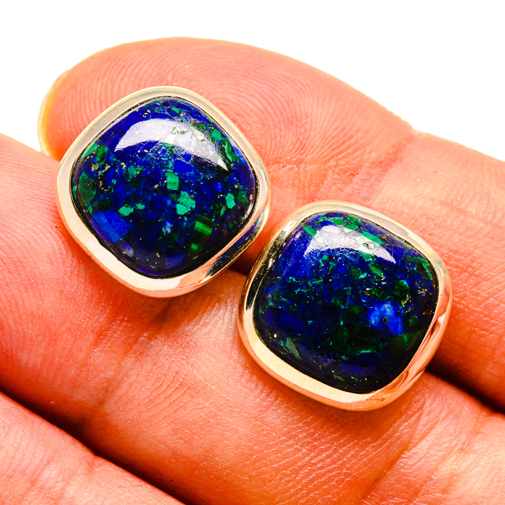 Azurite Earrings handcrafted by Ana Silver Co - EARR415891