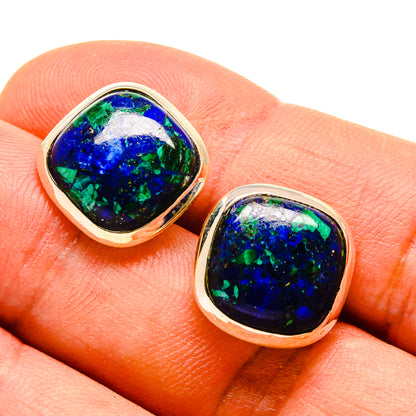 Azurite Earrings handcrafted by Ana Silver Co - EARR415895