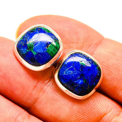 Azurite Earrings handcrafted by Ana Silver Co - EARR415897