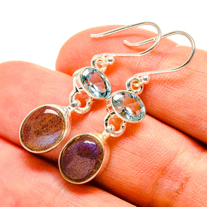 Labradorite Earrings handcrafted by Ana Silver Co - EARR415900