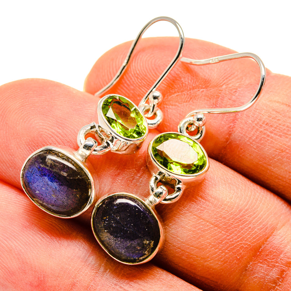 Labradorite Earrings handcrafted by Ana Silver Co - EARR415902