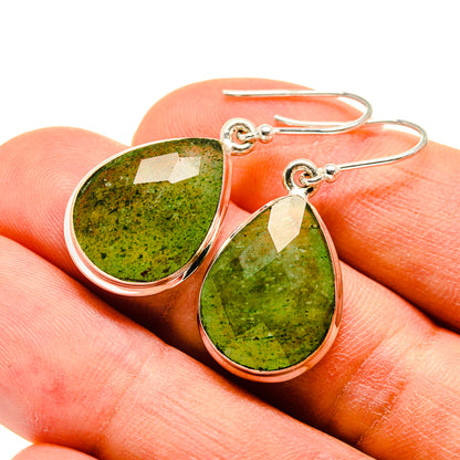 Green Aventurine Earrings handcrafted by Ana Silver Co - EARR415905