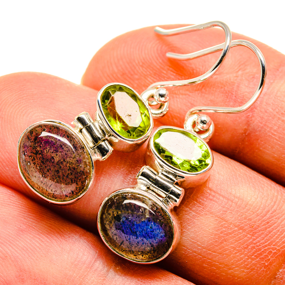 Labradorite Earrings handcrafted by Ana Silver Co - EARR415932