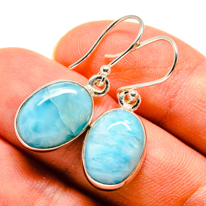 Larimar Earrings handcrafted by Ana Silver Co - EARR415933