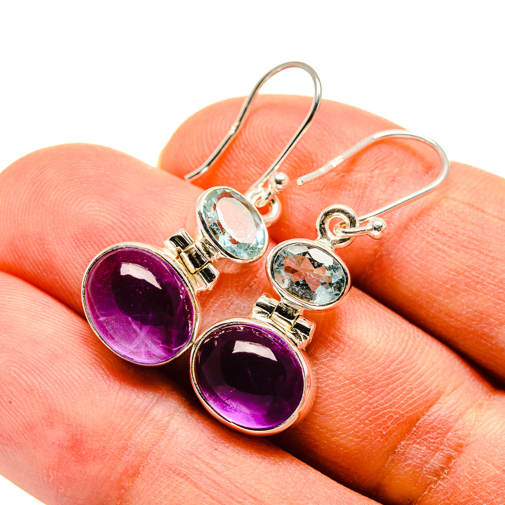 Amethyst Earrings handcrafted by Ana Silver Co - EARR415934