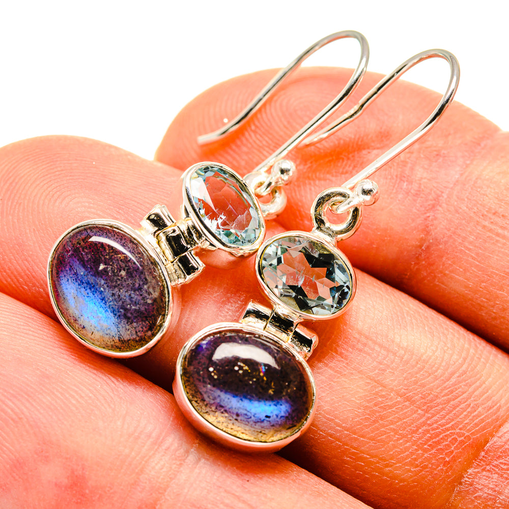 Labradorite Earrings handcrafted by Ana Silver Co - EARR415938