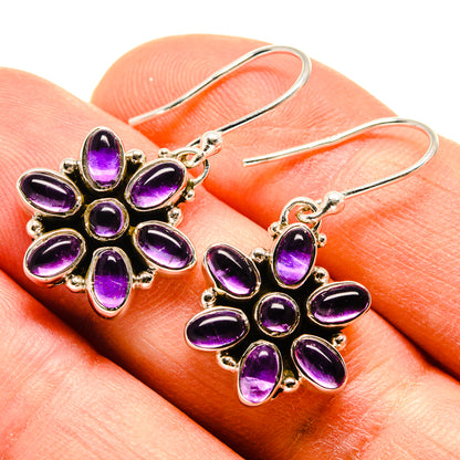 Amethyst Earrings handcrafted by Ana Silver Co - EARR415946