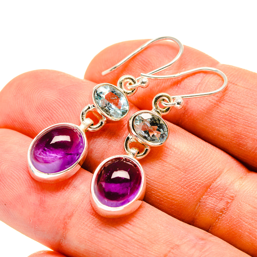 Amethyst Earrings handcrafted by Ana Silver Co - EARR415958