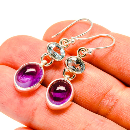 Amethyst Earrings handcrafted by Ana Silver Co - EARR415958