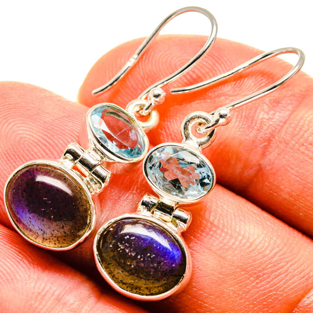 Labradorite Earrings handcrafted by Ana Silver Co - EARR415962