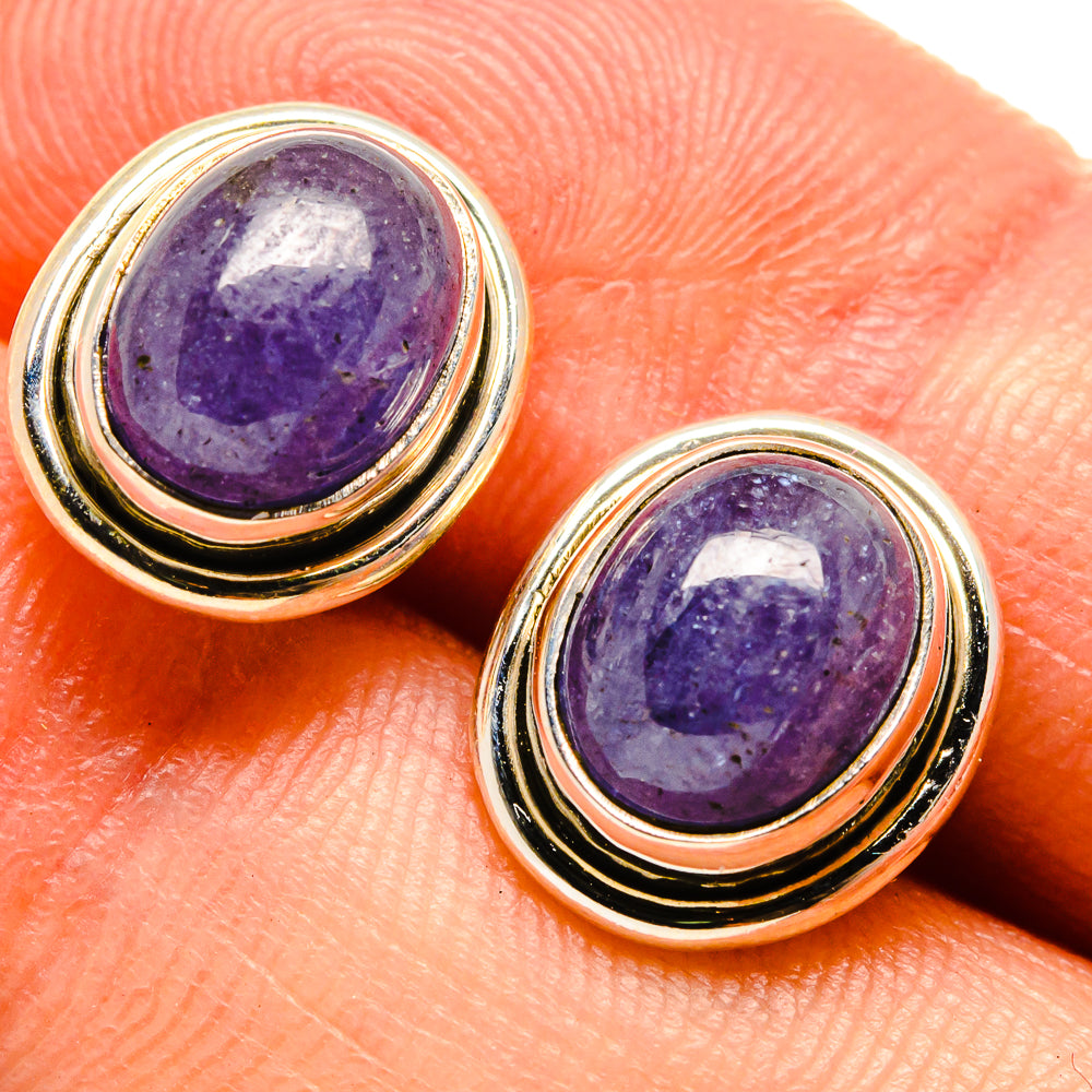 Tanzanite Earrings handcrafted by Ana Silver Co - EARR415972
