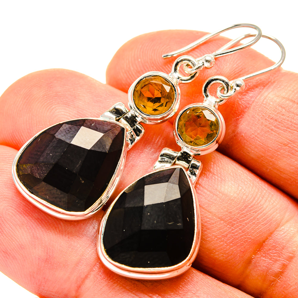 Smoky Quartz Earrings handcrafted by Ana Silver Co - EARR415982