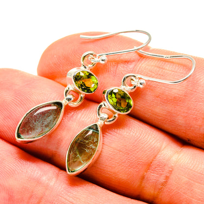 Prehnite Earrings handcrafted by Ana Silver Co - EARR415988