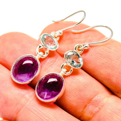 Amethyst Earrings handcrafted by Ana Silver Co - EARR415989