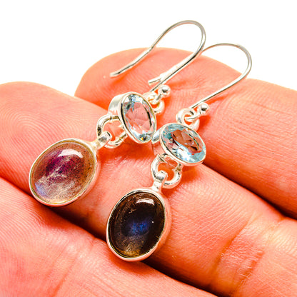 Labradorite Earrings handcrafted by Ana Silver Co - EARR415996