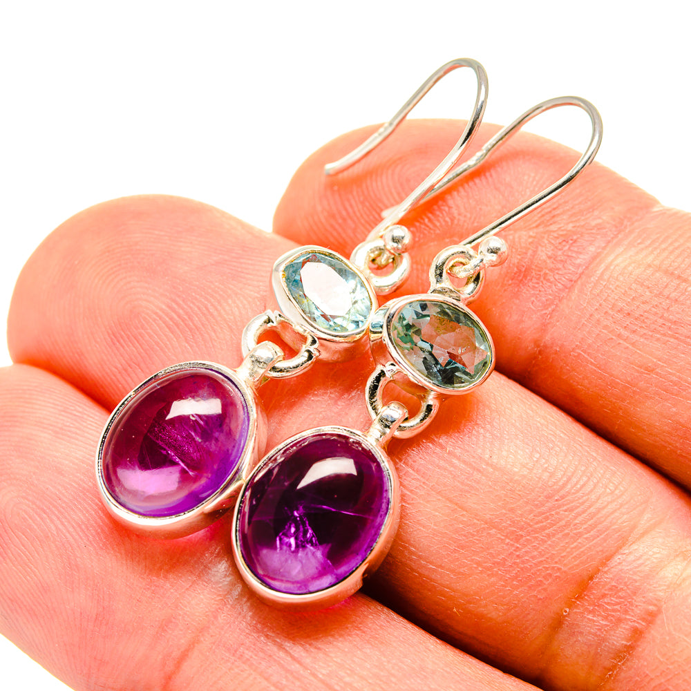 Amethyst Earrings handcrafted by Ana Silver Co - EARR415997