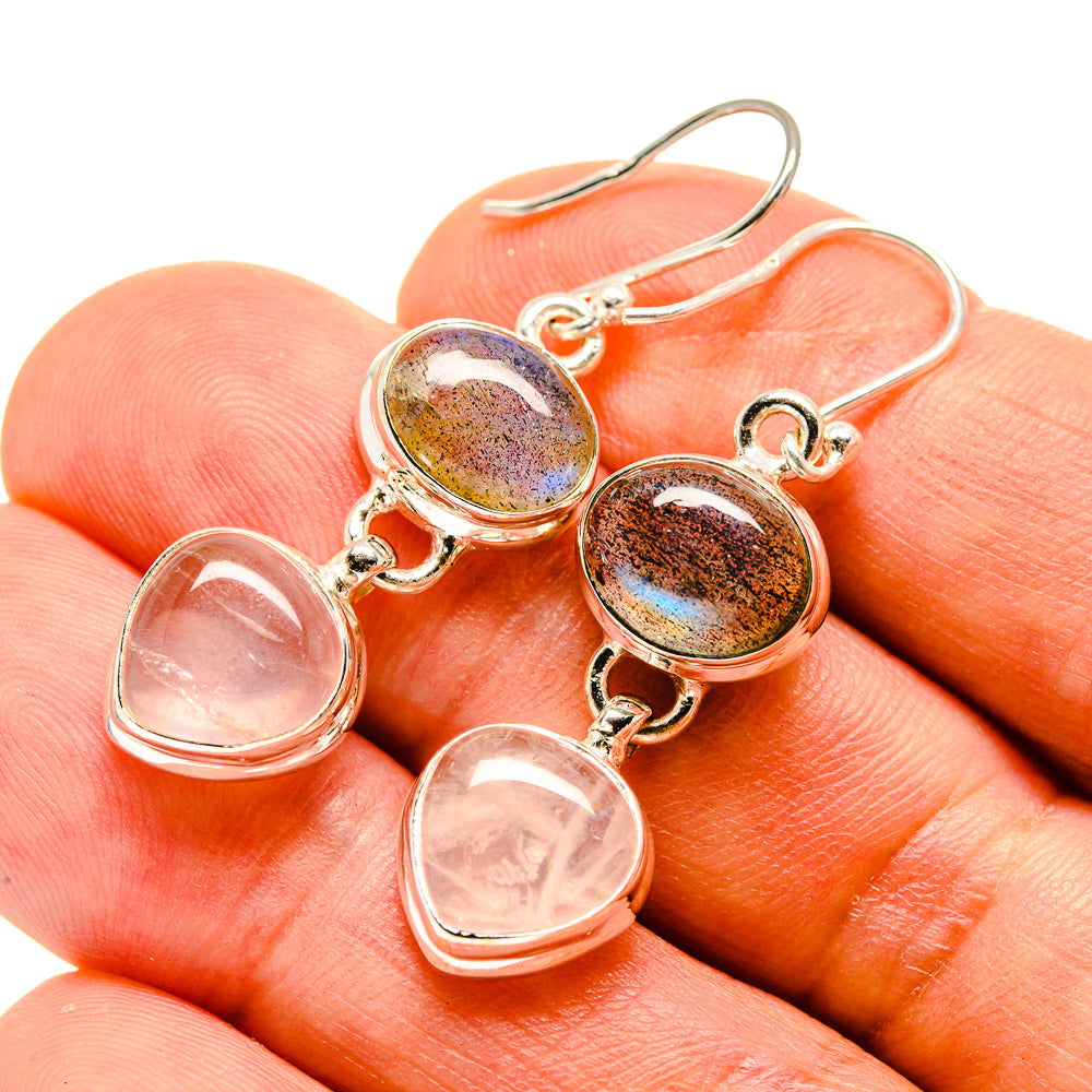Labradorite Earrings handcrafted by Ana Silver Co - EARR416003