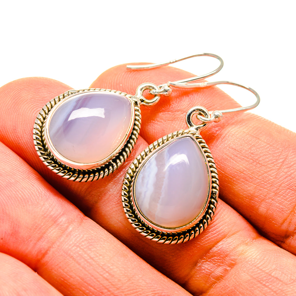 Rainbow Moonstone Earrings handcrafted by Ana Silver Co - EARR416004
