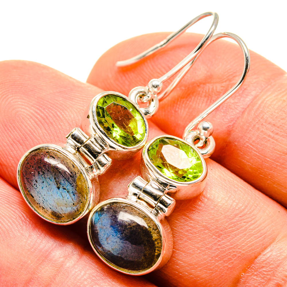 Labradorite Earrings handcrafted by Ana Silver Co - EARR416023