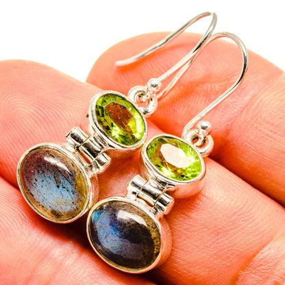 Labradorite Earrings handcrafted by Ana Silver Co - EARR416023
