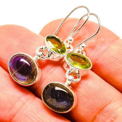 Labradorite Earrings handcrafted by Ana Silver Co - EARR416029