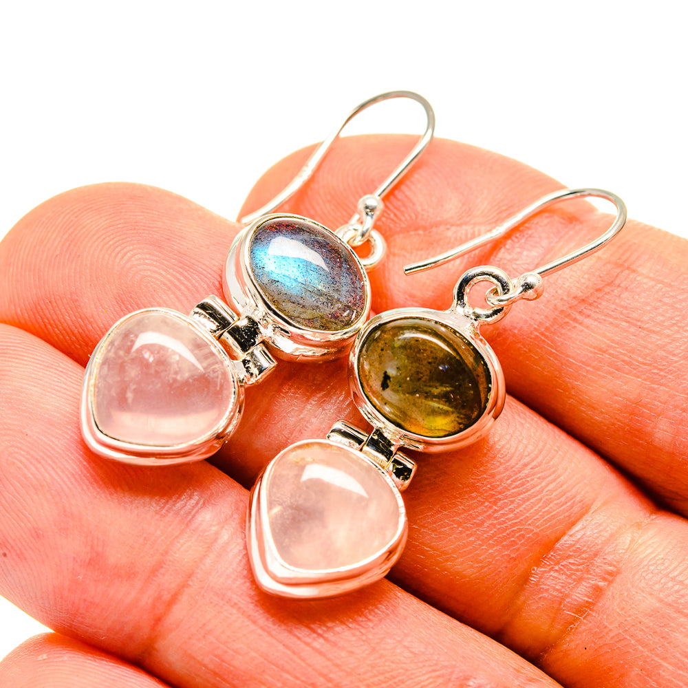 Labradorite Earrings handcrafted by Ana Silver Co - EARR416033