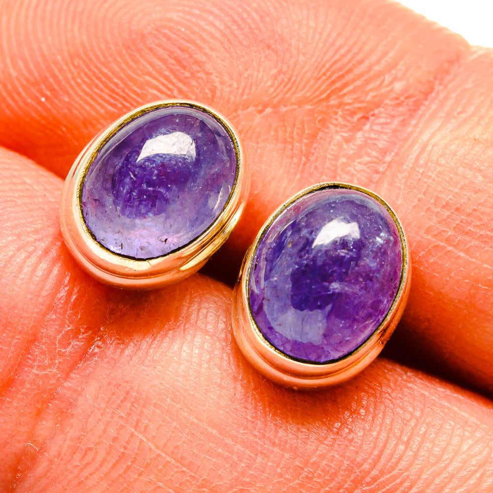 Tanzanite Earrings handcrafted by Ana Silver Co - EARR416040