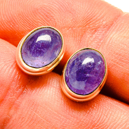 Tanzanite Earrings handcrafted by Ana Silver Co - EARR416040