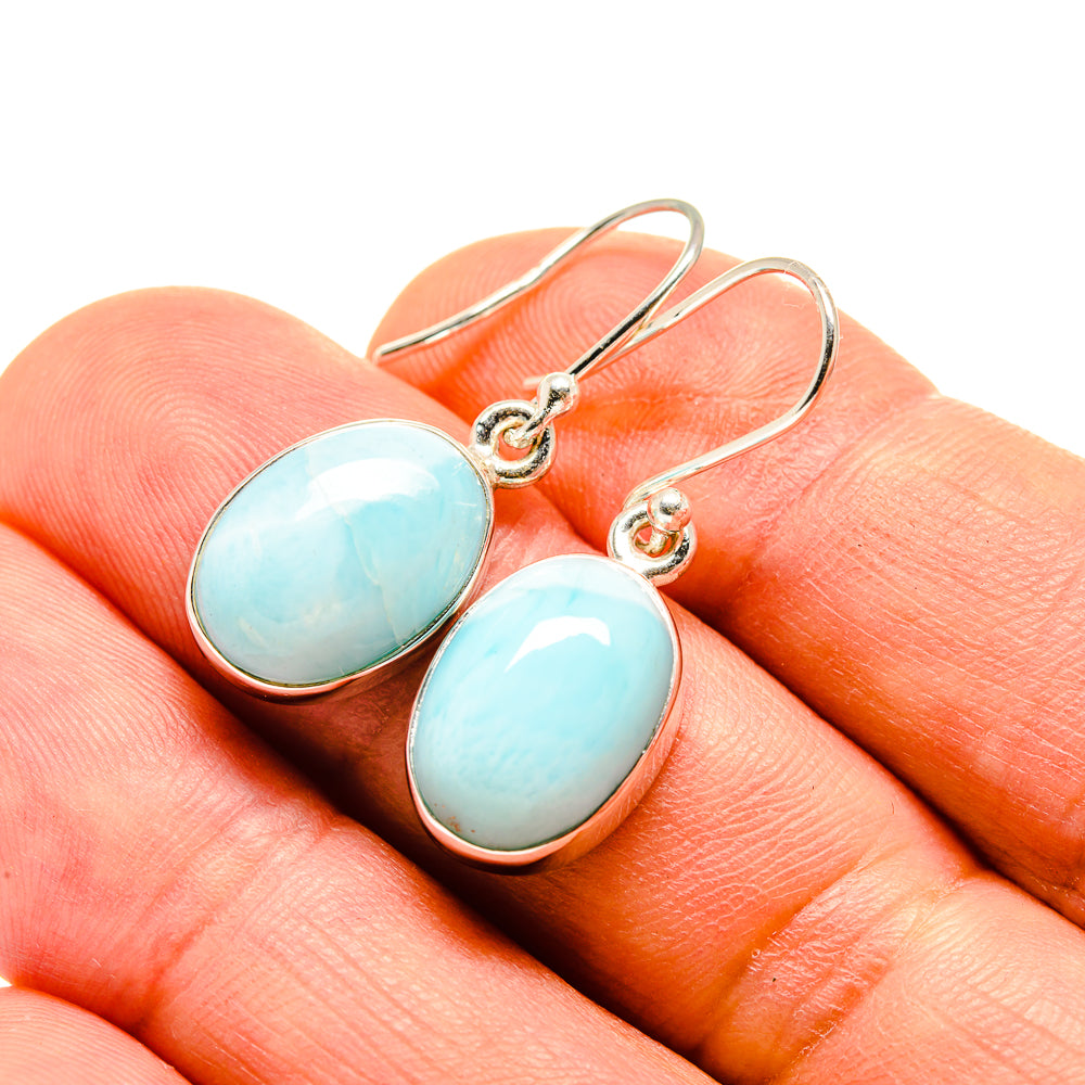 Larimar Earrings handcrafted by Ana Silver Co - EARR416043