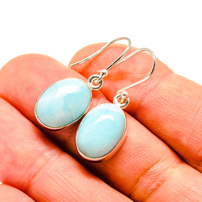 Larimar Earrings handcrafted by Ana Silver Co - EARR416043