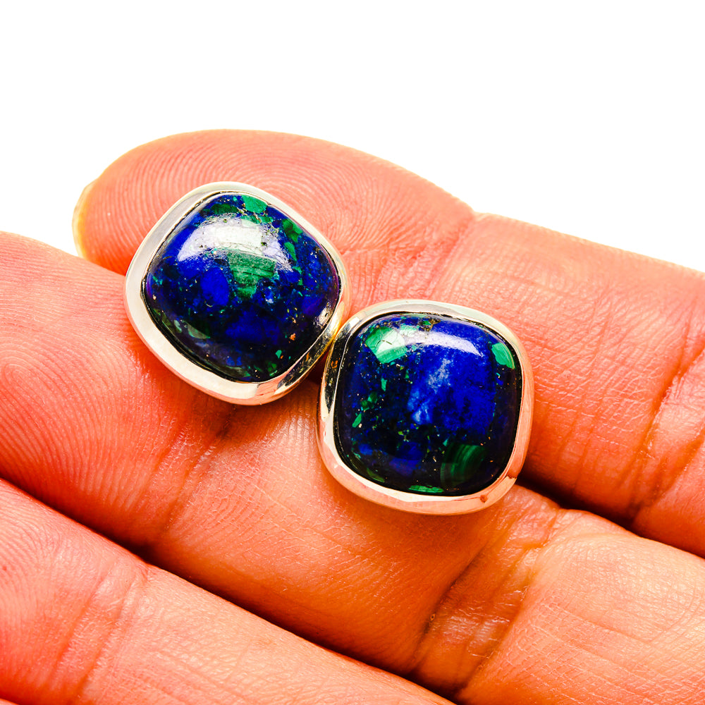 Azurite Earrings handcrafted by Ana Silver Co - EARR416046