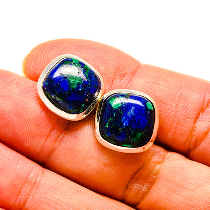 Azurite Earrings handcrafted by Ana Silver Co - EARR416046
