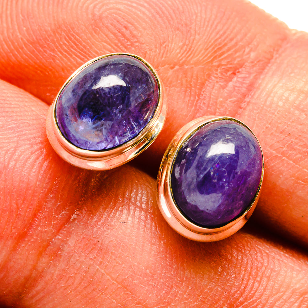 Tanzanite Earrings handcrafted by Ana Silver Co - EARR416053