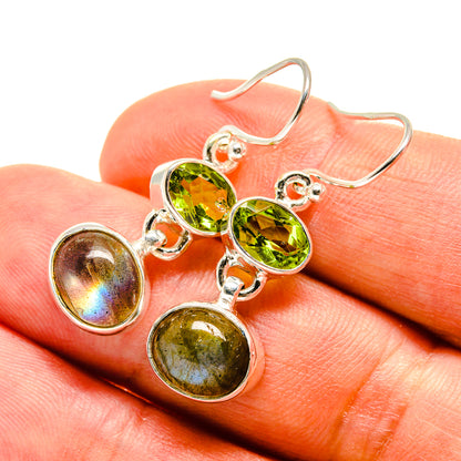 Labradorite Earrings handcrafted by Ana Silver Co - EARR416062