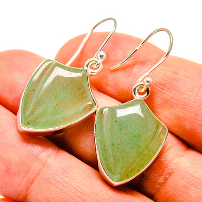 Prehnite Earrings handcrafted by Ana Silver Co - EARR416065