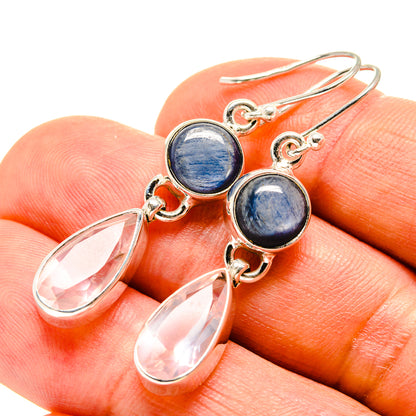 Rose Quartz Earrings handcrafted by Ana Silver Co - EARR416067