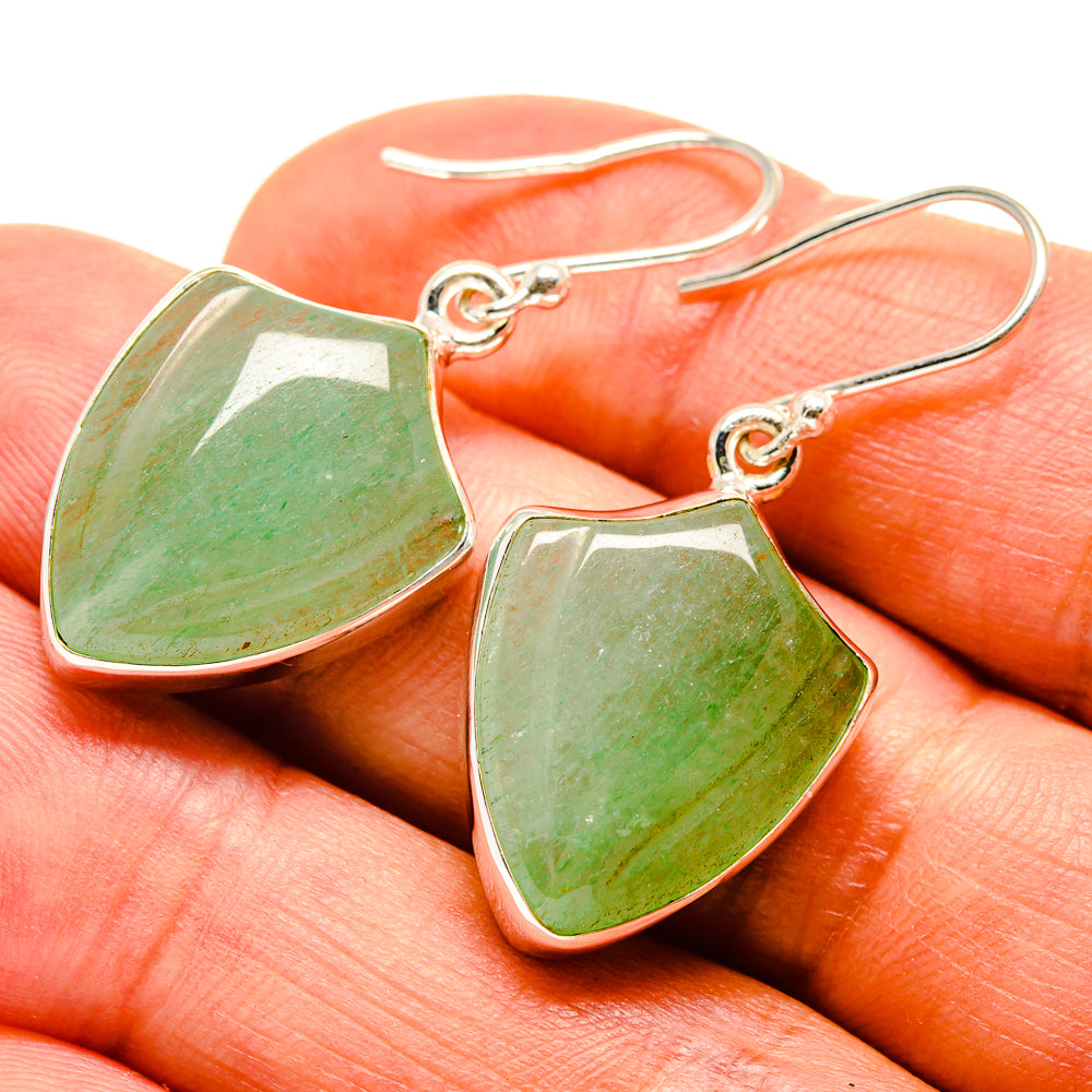 Prehnite Earrings handcrafted by Ana Silver Co - EARR416077