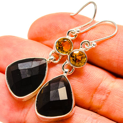 Smoky Quartz Earrings handcrafted by Ana Silver Co - EARR416086