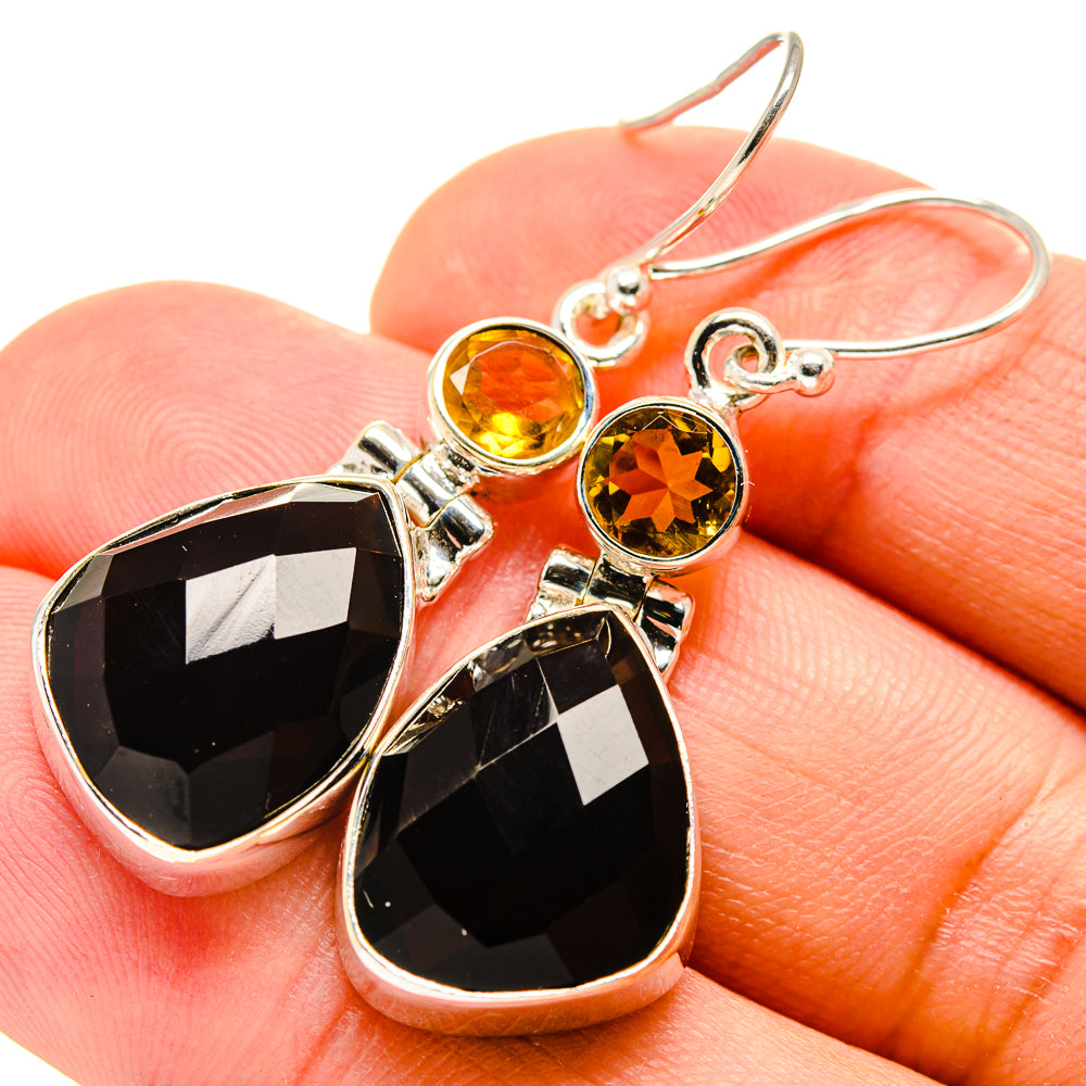 Smoky Quartz Earrings handcrafted by Ana Silver Co - EARR416103
