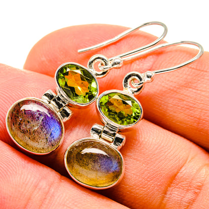 Labradorite Earrings handcrafted by Ana Silver Co - EARR416106