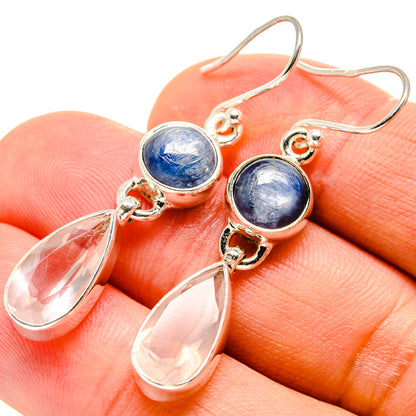 Rose Quartz Earrings handcrafted by Ana Silver Co - EARR416108