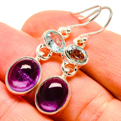 Amethyst Earrings handcrafted by Ana Silver Co - EARR416111